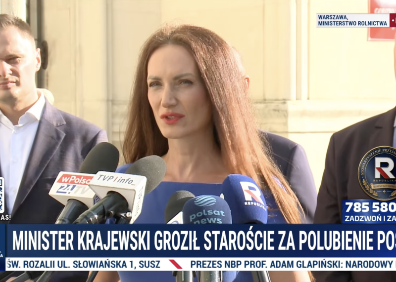 Starosta zambrowska mówi o groźbach ministra Krajewskiego