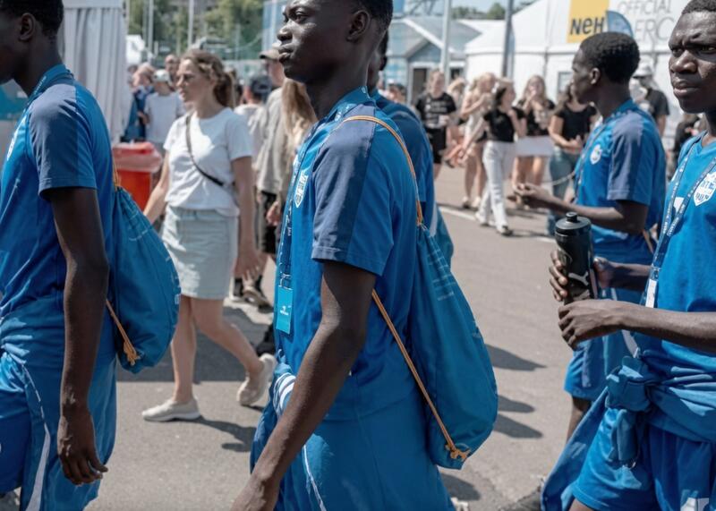 drużyna etiopska na Gothia Cup