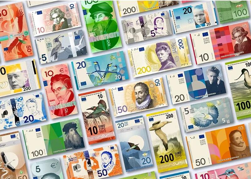 propozycje nowych banknotów euro