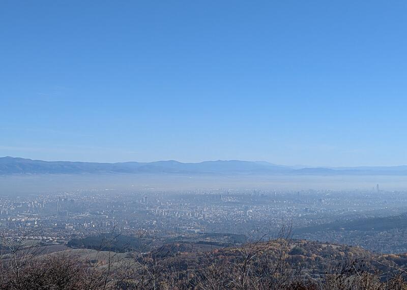 smog nad Sofią