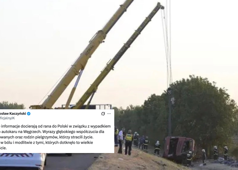 Prezes PiS po tragicznym wypadku polskich pielgrzymów: "To wielkie nieszczęście"