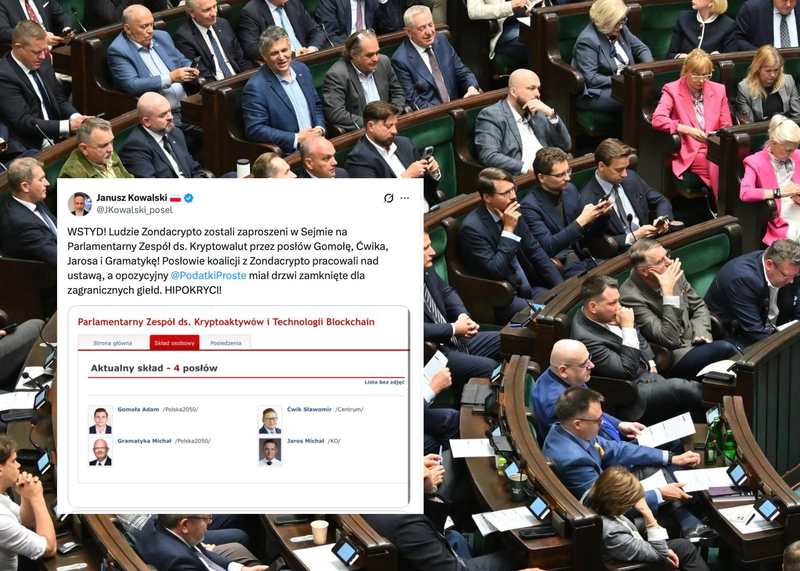 Janusz Kowalski o Zondacrypto i posłach koalicji