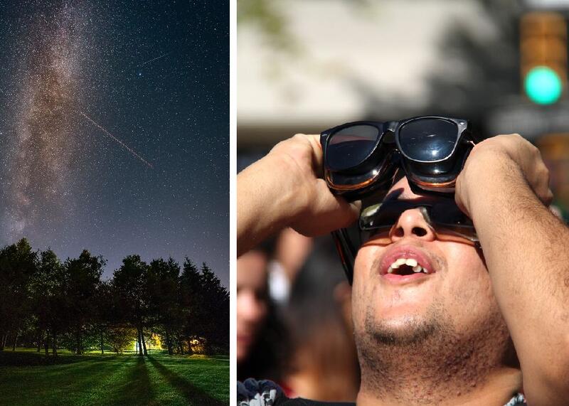 zaćmienie słońca i rój perseidów