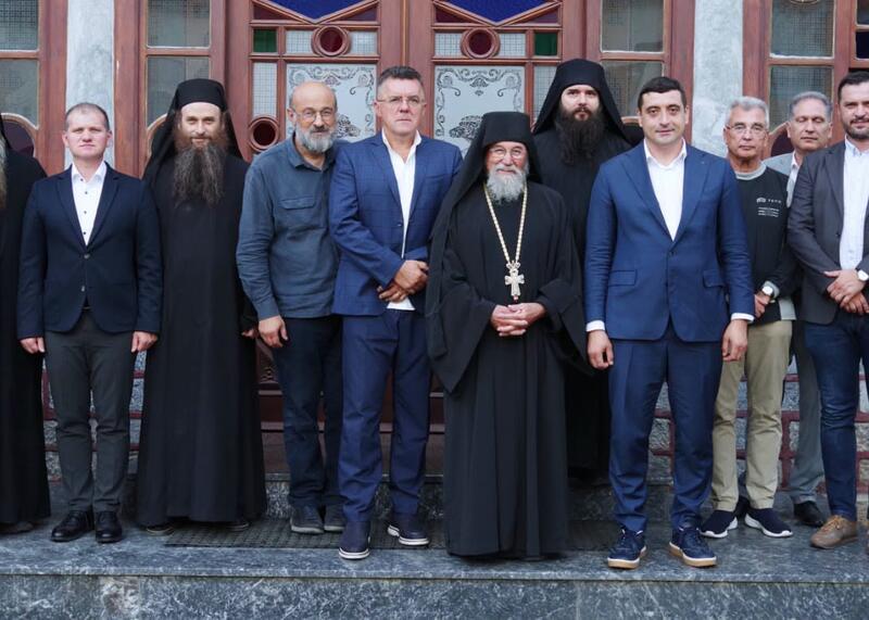 liderzy AUR na Górze Athos