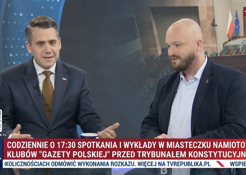 Gorąca dyskusja u Danuty Holeckiej. Milewski i Tumanowicz o Trybunale Konstytucyjnym