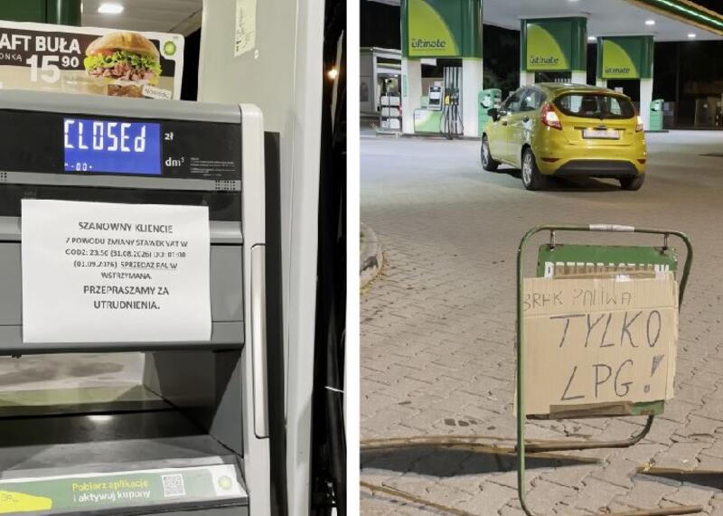 stacja paliw w Zakopanem
